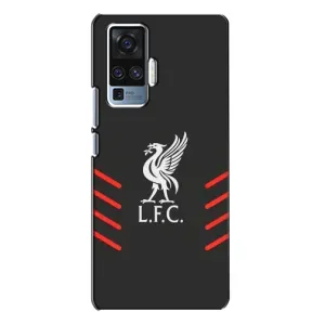 Силиконовые Чехлы принт Футбол на Vivo X50 Pro (Эмблема Liverpool)