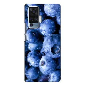 Чехол с изображением вкусной еды для Vivo X50 Pro (Голубика)