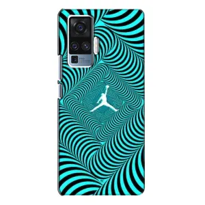 Силиконовый Чехол Nike Air Jordan на Виво Х50 Про (Jordan)