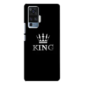 Чохол (Корона на чорному фоні) для Віво Х50 Про (KING)