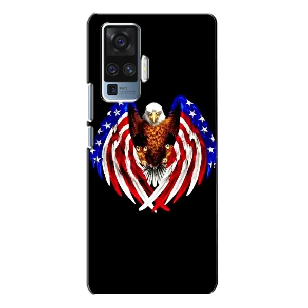 Чехол с рисунком «Крылья США» для Vivo X50 Pro Чехол с рисунком «Крылья США» для Vivo X50 Pro