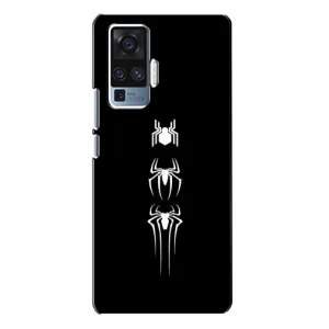 Чехол Супергерой Человека Паука на Vivo X50 Pro (Лого паука)
