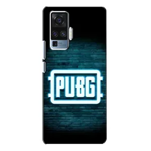 Чехол (TPU) с картинкой "Лого Пабг" на Виво Х50 Про (Лого PUBG)