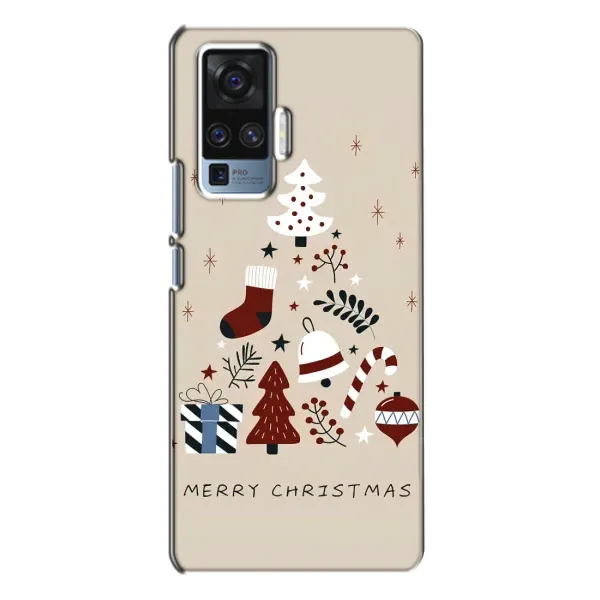 Чехол с рисунком «Merry Christmas» для Vivo X50 Pro Чехол с рисунком «Merry Christmas» для Vivo X50 Pro