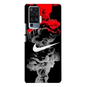 Силиконовый Чехол на Vivo X50 Pro с картинкой Nike (Nike дым)
