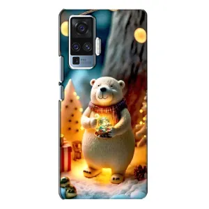 Чехлы на Новый Год Vivo X50 Pro (Новогодний ведмеженок)