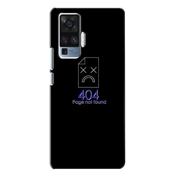 Чехол с рисунком «Ошибка 404» для Vivo X50 Pro Чехол с рисунком «Ошибка 404» для Vivo X50 Pro