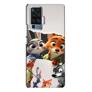 Силиконовый чехол с принтом Зоотрополіс для Vivo X50 Pro