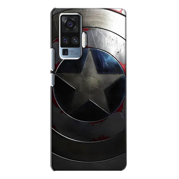 Чехол с рисунком «Ретро Щит Капитана» для Vivo X50 Pro Чехол с рисунком «Ретро Щит Капитана» для Vivo X50 Pro
