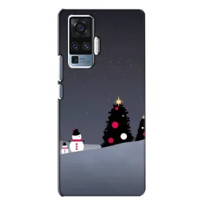 Чехлы на Новый Год Vivo X50 Pro (Снеговички)
