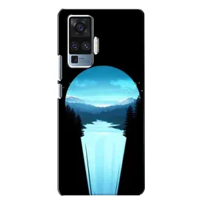 Літній Чохол на Vivo X50 Pro (Синій Водоспад)