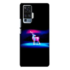 Силиконовый бампер с картинкой животных для Vivo X50 Pro (Яркий олень)