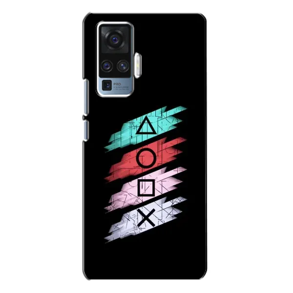 Чехол с рисунком «Значки Sony» для Vivo X50 Pro Чехол с рисунком «Значки Sony» для Vivo X50 Pro