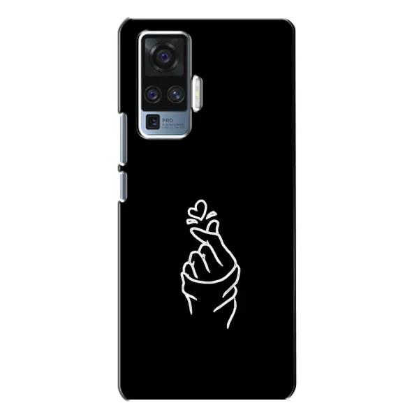Чехол с рисунком «Знак Сердечка» для Vivo X50 Pro