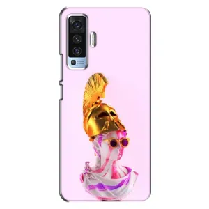 Чехол с Прикольным принтом на Vivo X50 (АРТ Статуя)