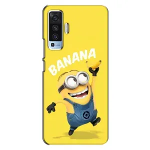 Мультяшный принт на Чехол для Виво Х50 (Banana)