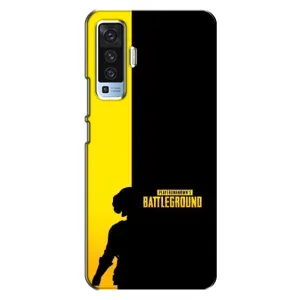 Чехол (TPU) с картинкой "Лого Пабг" на Виво Х50 (Battlegrounds)