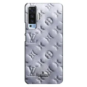 Текстурний Чохол Louis Vuitton для Віво Х50 (Білий ЛВ)