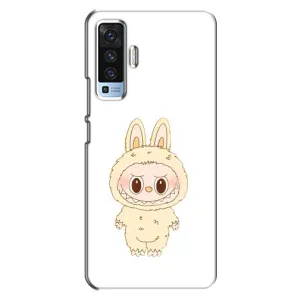 Чохол з принтом Лабубу для Vivo X50 (Бежевий Лабубу)