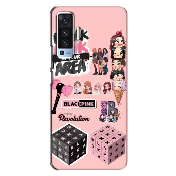 Чехол с рисунком «BLACK PINK коллаж» для Vivo X50 Чехол с рисунком «BLACK PINK коллаж» для Vivo X50