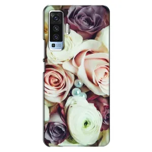 Чехлы с принтом Розочки для Vivo X50 (Букет РОЗ)