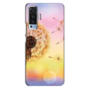 Силиконовый Чехол с одуванчиками на Vivo X50 (Цветок-одуванчик)