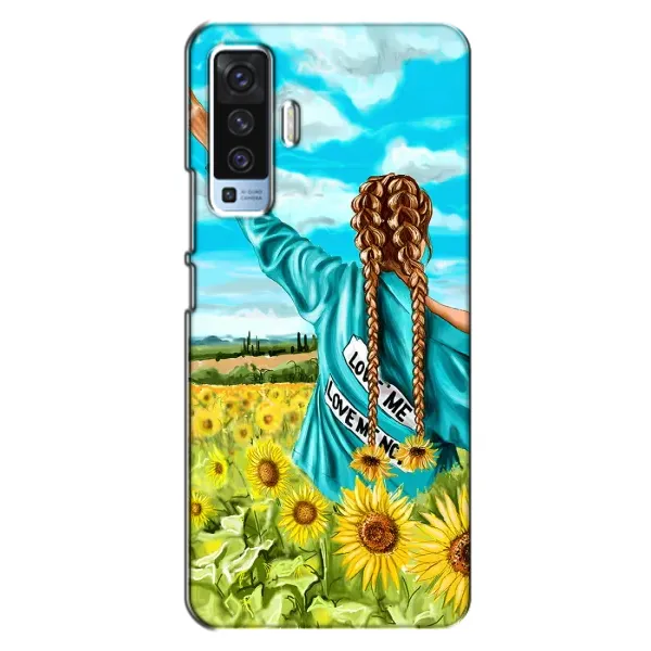 Чехол с рисунком «Девушка на поле» для Vivo X50 Чехол с рисунком «Девушка на поле» для Vivo X50