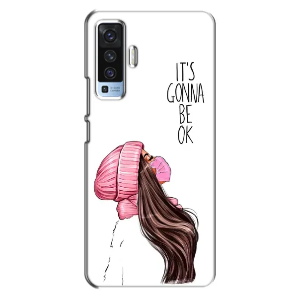 Чехол с рисунком «Девушка в маске» для Vivo X50 Чехол с рисунком «Девушка в маске» для Vivo X50