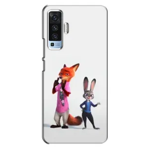 Силіконовий чохол з принтом Зоотрополіс для Vivo X50 (Джуді і Нік)