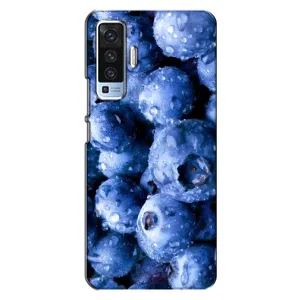 Чехол с изображением вкусной еды для Vivo X50 (Голубика)