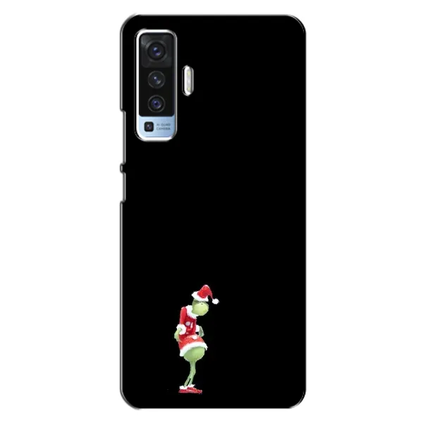 Чехол с рисунком «Гринч на чорном» для Vivo X50 Чехол с рисунком «Гринч на чорном» для Vivo X50