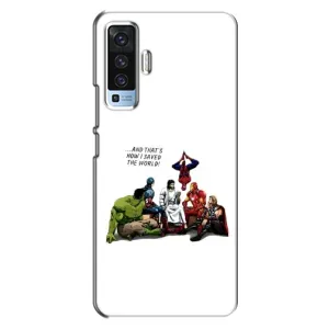 Чехлы для Vivo X50 (Для Христиан) (Иисус супергерой)