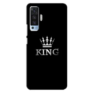 Чохол (Корона на чорному фоні) для Віво Х50 (KING)
