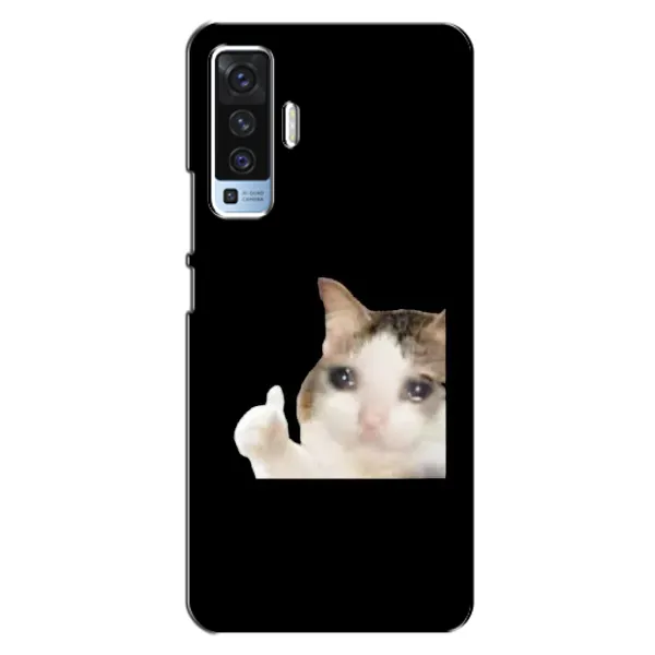 Чехол с рисунком «Кот в слезах» для Vivo X50 Чехол с рисунком «Кот в слезах» для Vivo X50