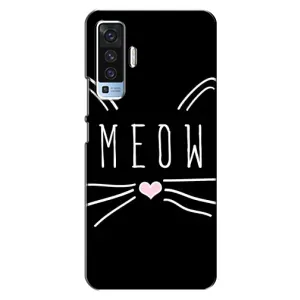 Бампер с изображением Котиков для Виво Х50 (КОТИК MEOW)