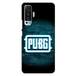 Чехол (TPU) с картинкой "Лого Пабг" на Виво Х50 (Лого PUBG)