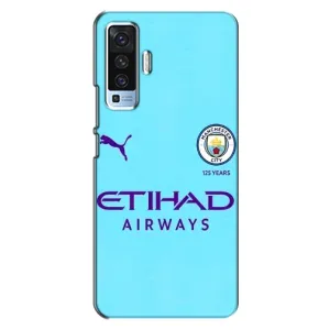Силиконовые Чехлы принт Футбол на Vivo X50 (Man City)