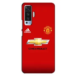 Силиконовые Чехлы принт Футбол на Vivo X50 (Man United)
