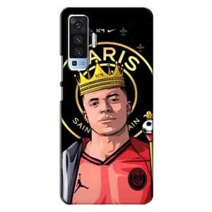 Чехол (TPU) с Футболистом на Vivo X50 (Mbappe King)