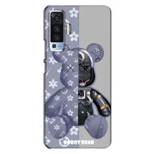 Силиконовый чехол для Vivo X50 (Медведь Louis Vuitton)