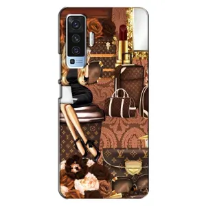 Чохол Стиль Louis Vuitton на Vivo X50 (Мода Луі Віттон)