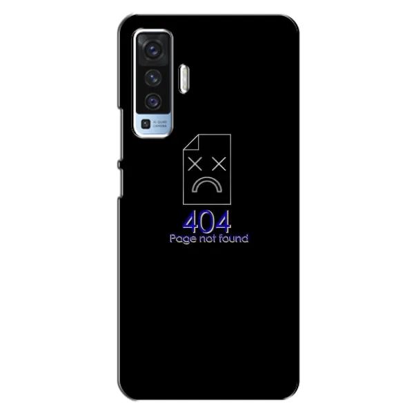 Чехол с рисунком «Ошибка 404» для Vivo X50 Чехол с рисунком «Ошибка 404» для Vivo X50