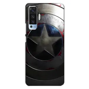Чохол с Щітом Капітана Америки на Vivo X50 (Ретро Щит Капітана)