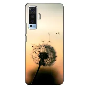 Силиконовый Чехол с одуванчиками на Vivo X50 (Роздумаханый одуванчик)