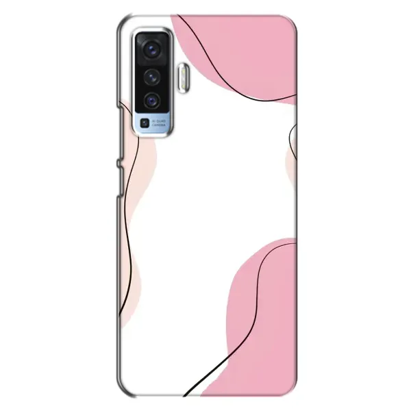 Чехол с рисунком «Розовый фон» для Vivo X50