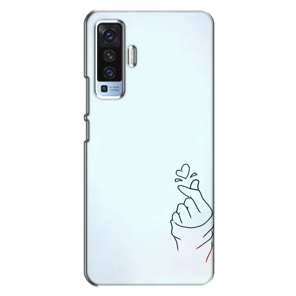 Чехол с рисунком «Сердце на голубом» для Vivo X50 Чехол с рисунком «Сердце на голубом» для Vivo X50