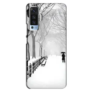 Чехлы на Новый Год Vivo X50 (Снегом замело)