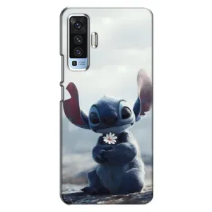 Чохол з малюнком Стіч для Vivo X50 (Стіч з квіткою)