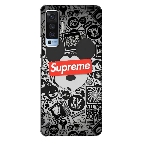 Чехол с рисунком «Supreme Маус» для Vivo X50