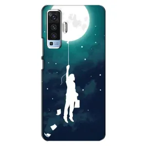 Чехол (ТПУ) с планетами на Vivo X50 (To The moon)
